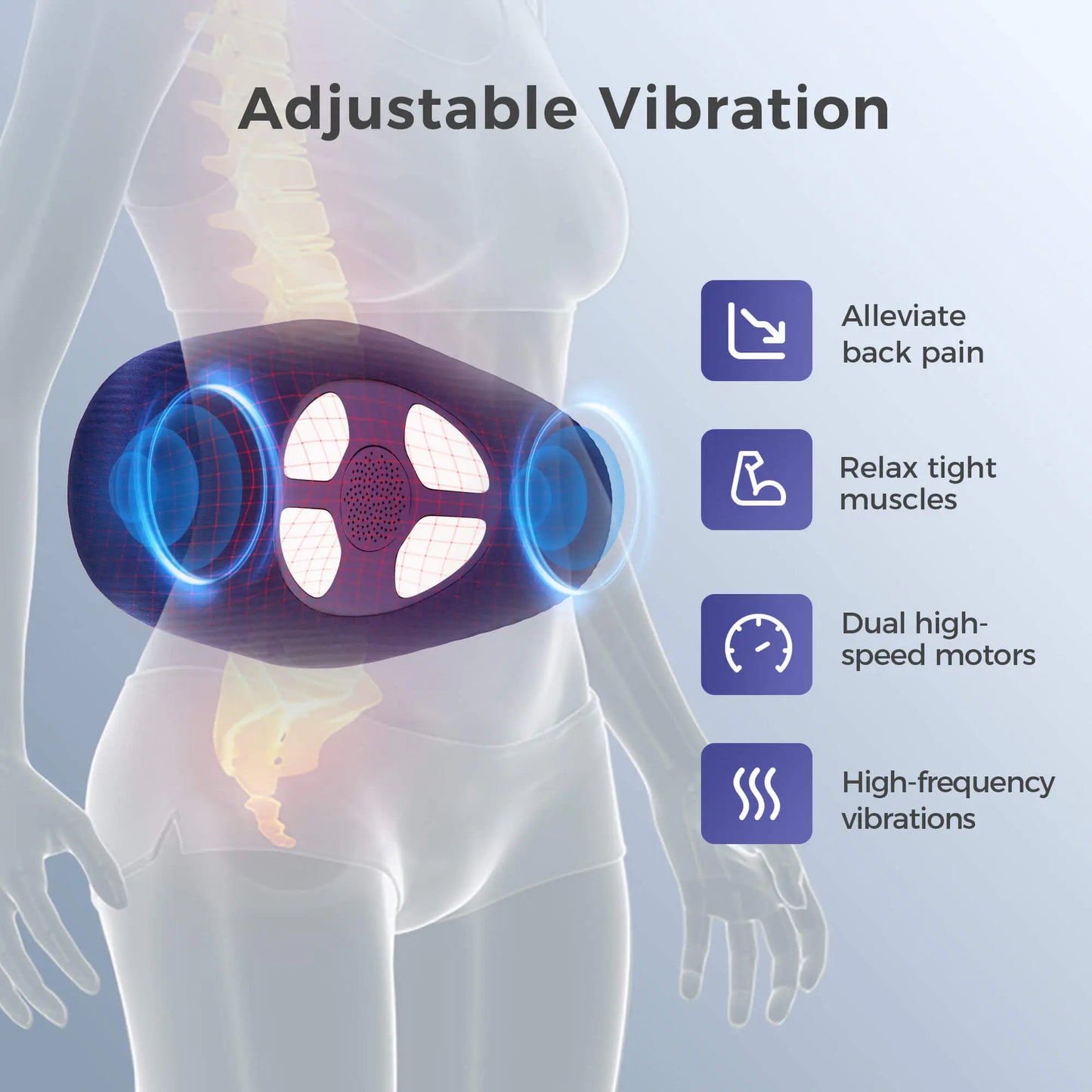 SilkAura™ 3-in-1 Back Massager